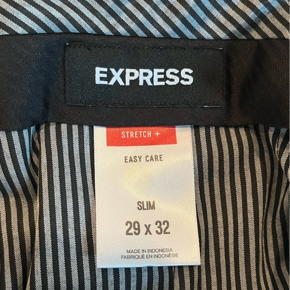 Express Men’s Slim Performance Stretch Easy Care Dress Pants, 29 x 32 - Picture 3 of 3